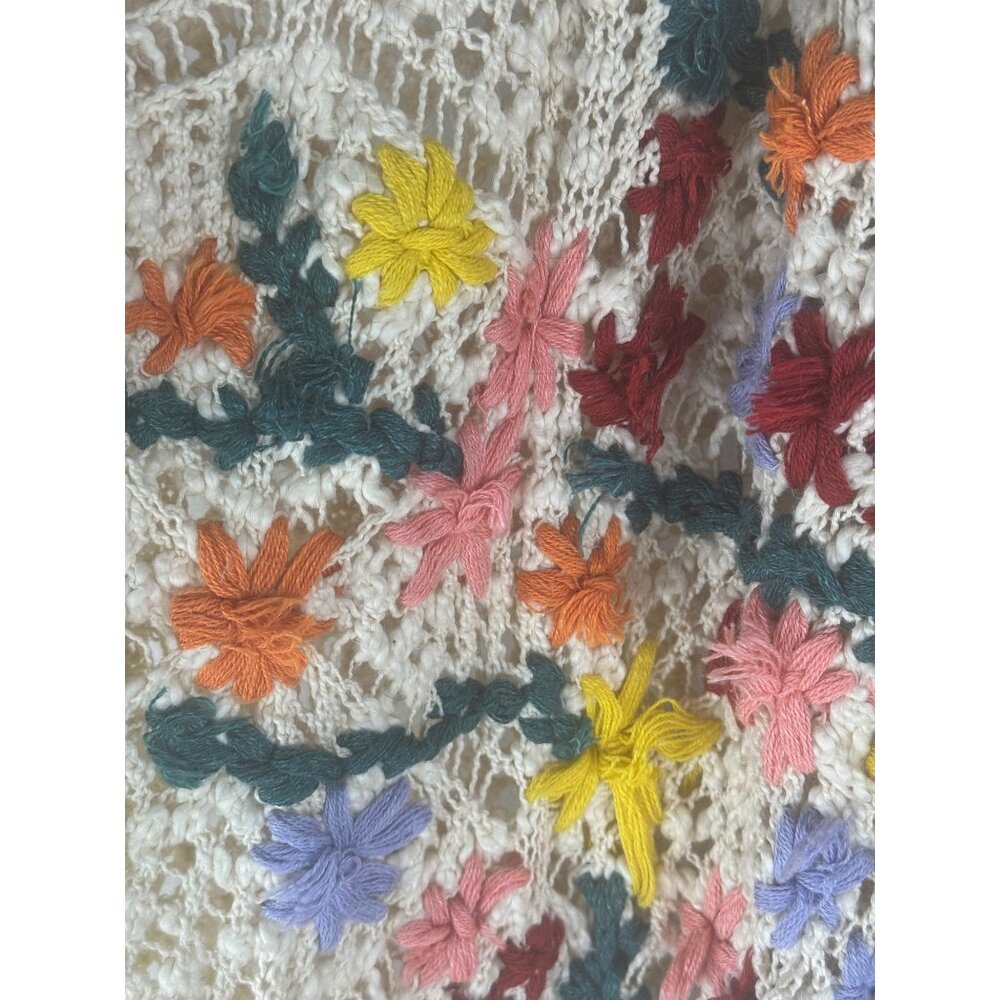 Free People Multicolor Floral Crew Neck Sweater - Picture 6 of 16